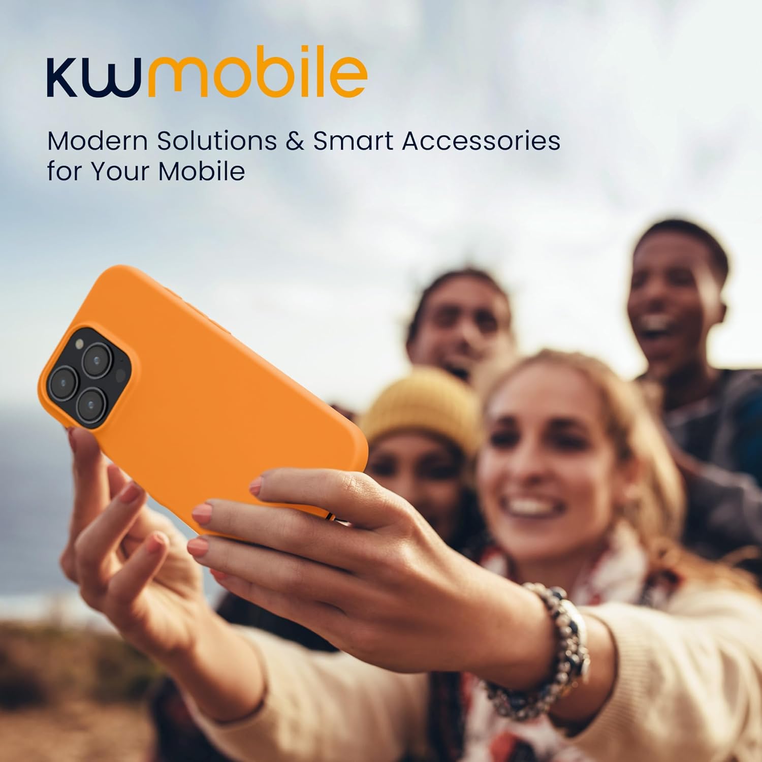 KW iPhone 16 Pro Max Λεπτή Θήκη Σιλικόνης TPU - Fruity Orange