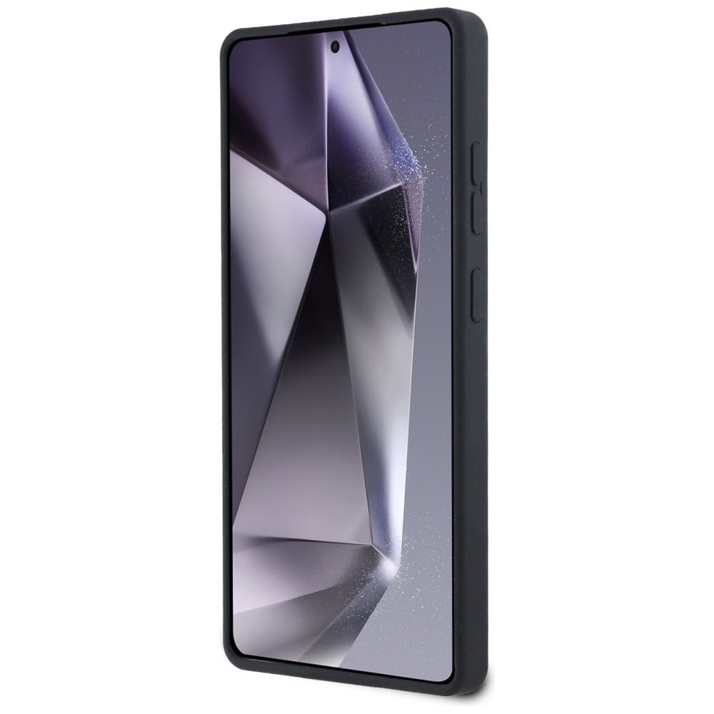 Karl Lagerfeld Samsung Galaxy S25 Ultra - Silicone Double Heads and Circle - Σκληρή Θήκη Σιλικόνης με MagSafe - Black - KLHMS25LSKCHTCK