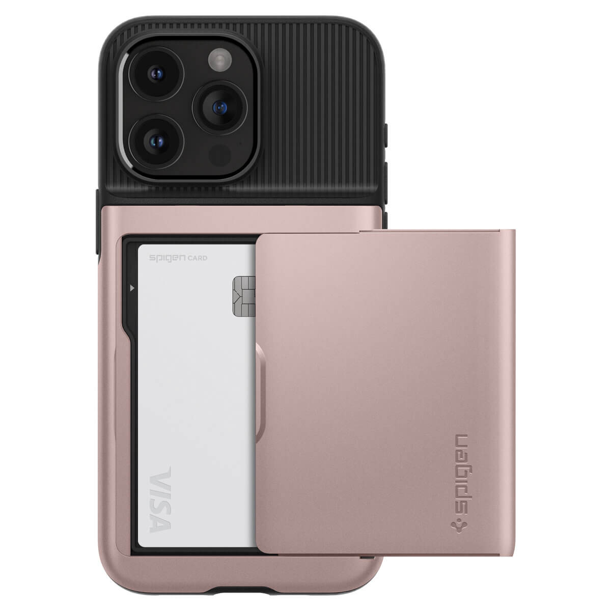 Spigen iPhone 15 Pro Slim Armor CS Σκληρή Θήκη - Rose Gold