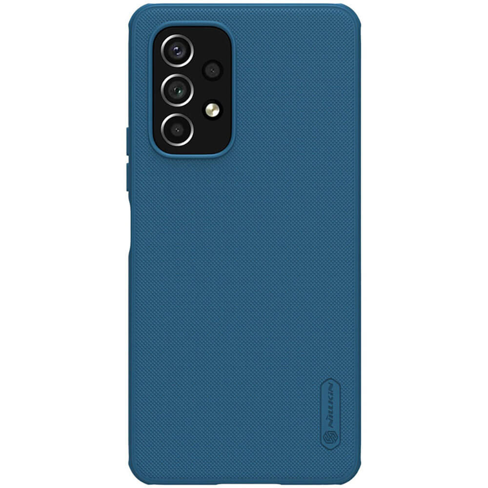 Nillkin Samsung Galaxy A53 5G Super Frosted Shield Pro Σκληρή Θήκη με Πλαίσιο Σιλικόνης - Blue