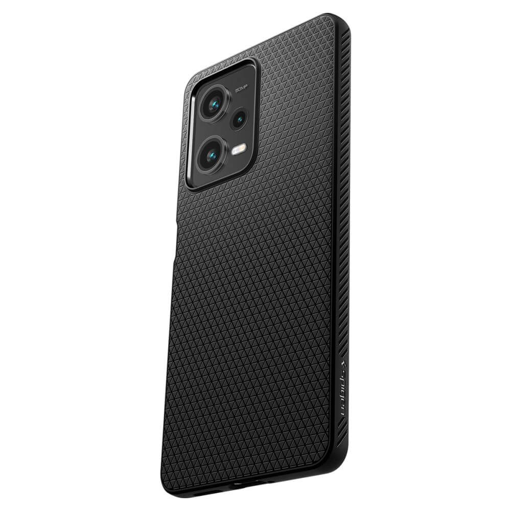 Spigen Xiaomi Redmi Note 12 Pro / Xiaomi Poco X5 Pro 5G Liquid Air Θήκη Σιλικόνης - Matte Black