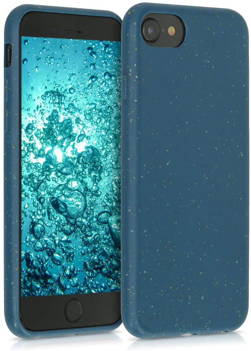 Kalibri iPhone SE 2022 / SE 2020 / 7 / 8 Θήκη Σιλικόνης TPU με Ανακυκλώσιμο και Βιοδιασπώμενο Υλικό - Dark Blue - 49106.17