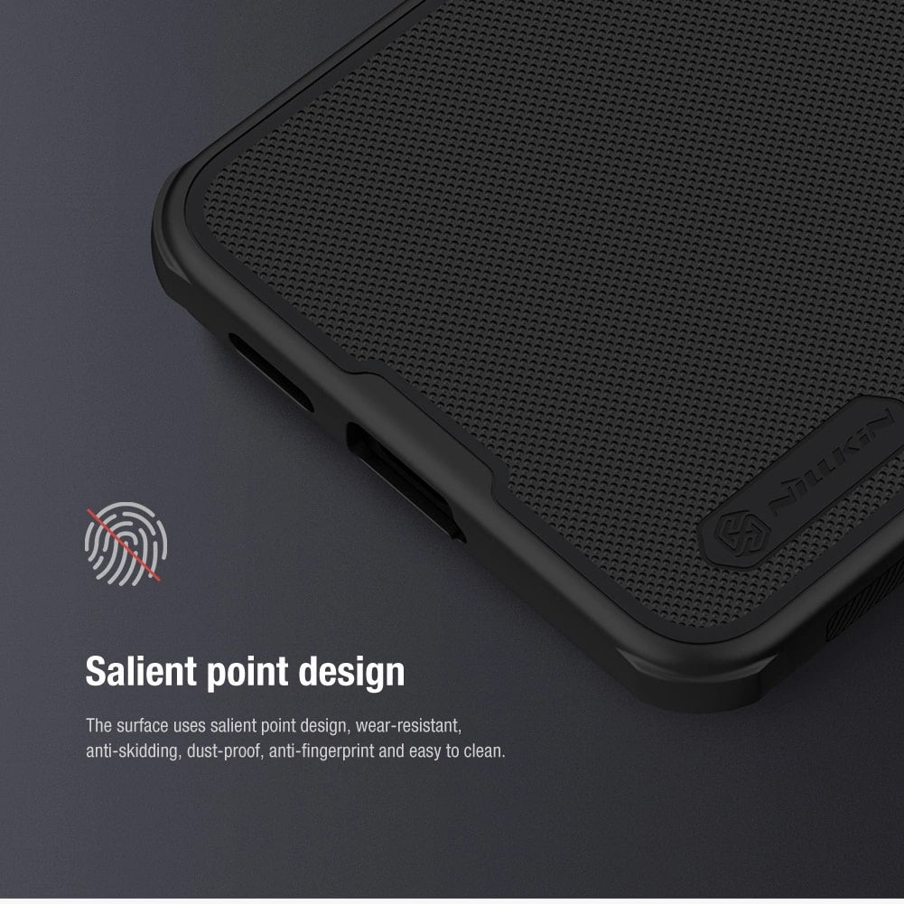 Nillkin Samsung Galaxy S24+ Super Frosted Shield Pro Σκληρή Θήκη με Πλαίσιο Σιλικόνης - Black