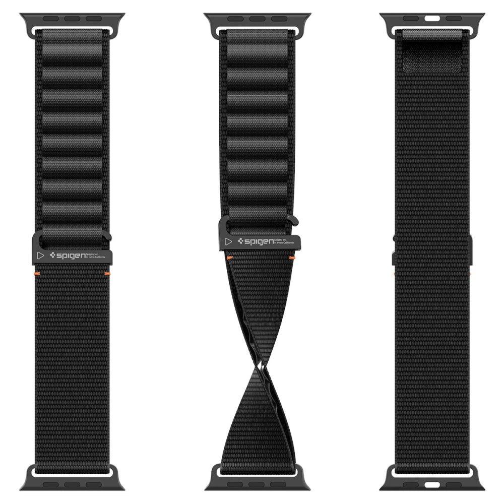 Spigen Λουράκι Apple Watch 8/9/10/11 - SE (1/2/3) - Ultra (1/2/3) – 44/45/46/49mm - WBF1 - Black