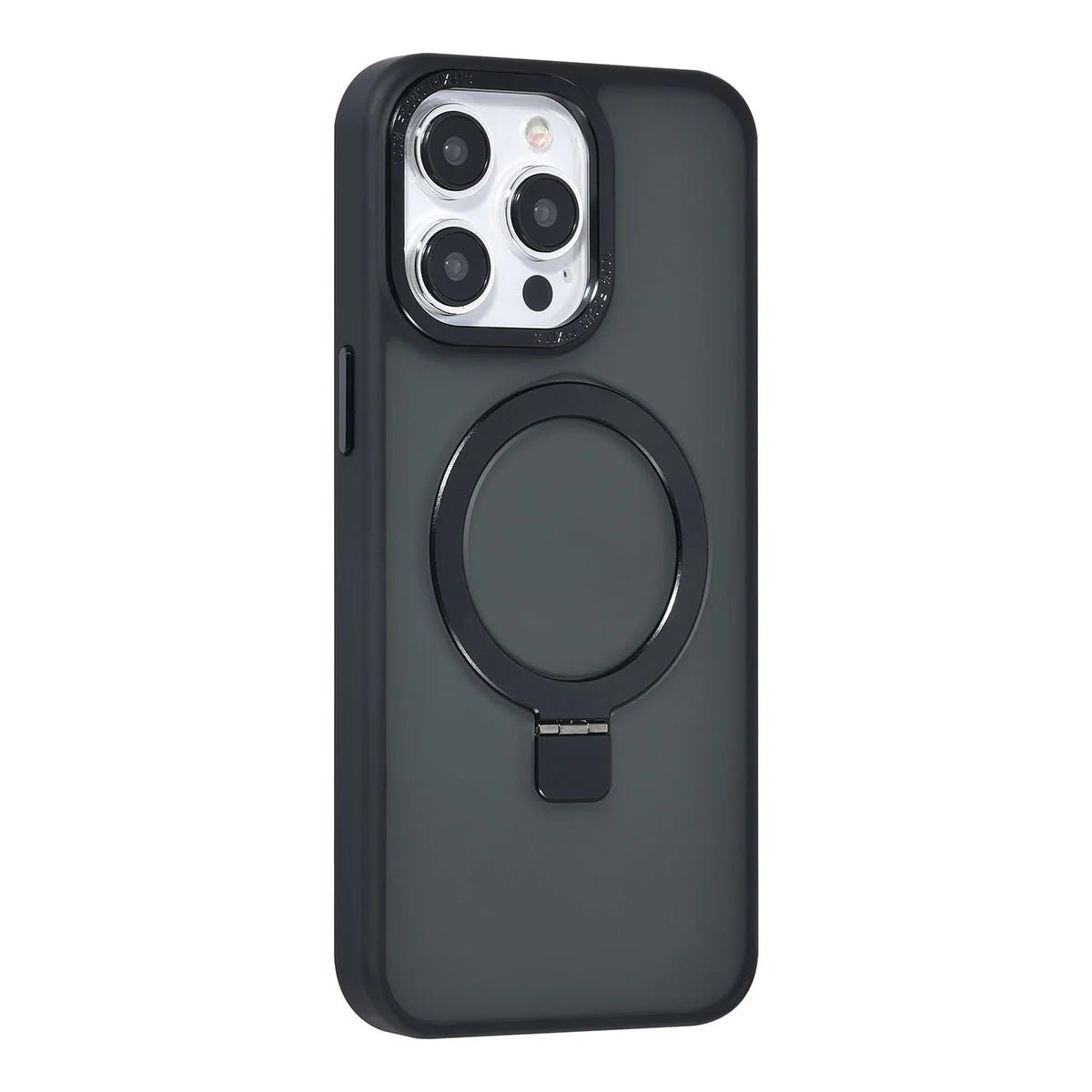 Tuniq iPhone 15 Pro Max - MagSafe Σκληρή Θήκη με Δαχτυλίδι Συγκράτησης - Black