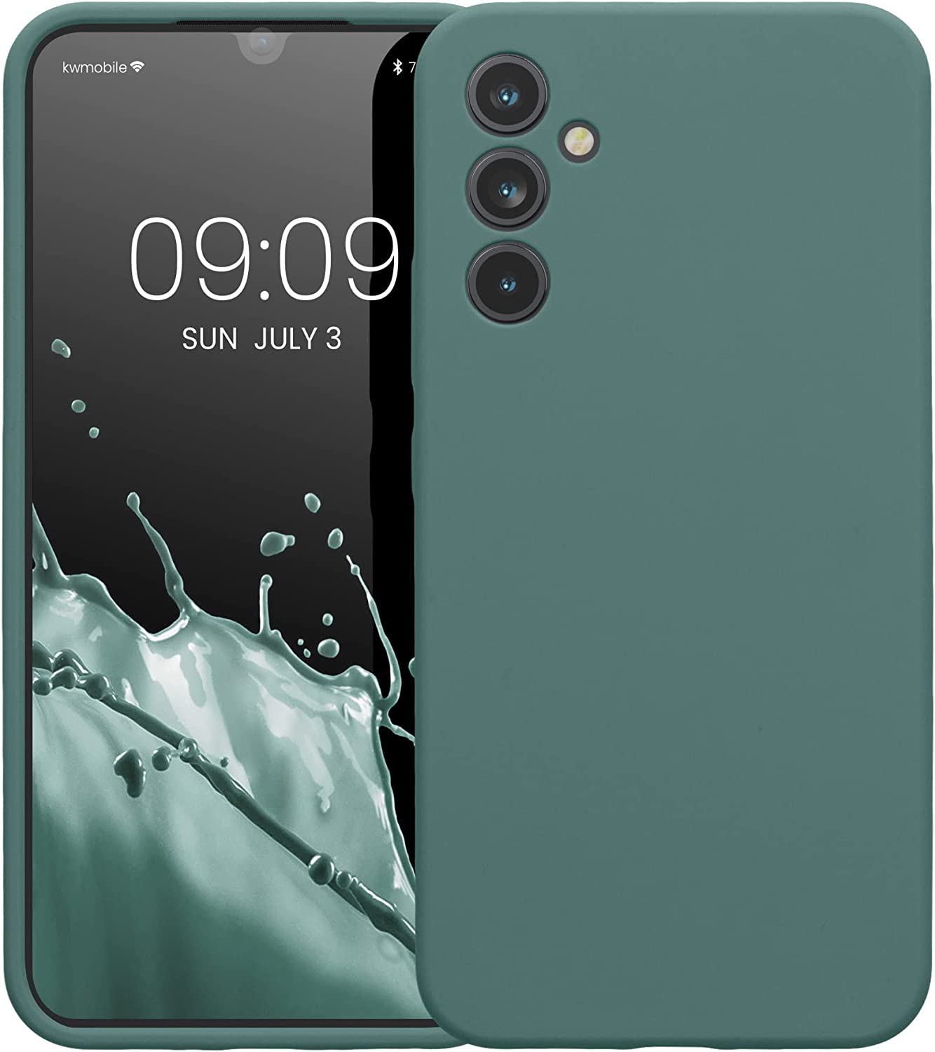 KW Samsung Galaxy A34 5G Θήκη Σιλικόνης Rubber TPU - Arctic Night - 60807.207