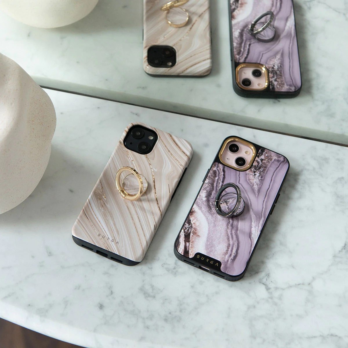 Burga iPhone 15 Pro Max Fashion Tough MagSafe Σκληρή Θήκη με MagSafe - Full Glam
