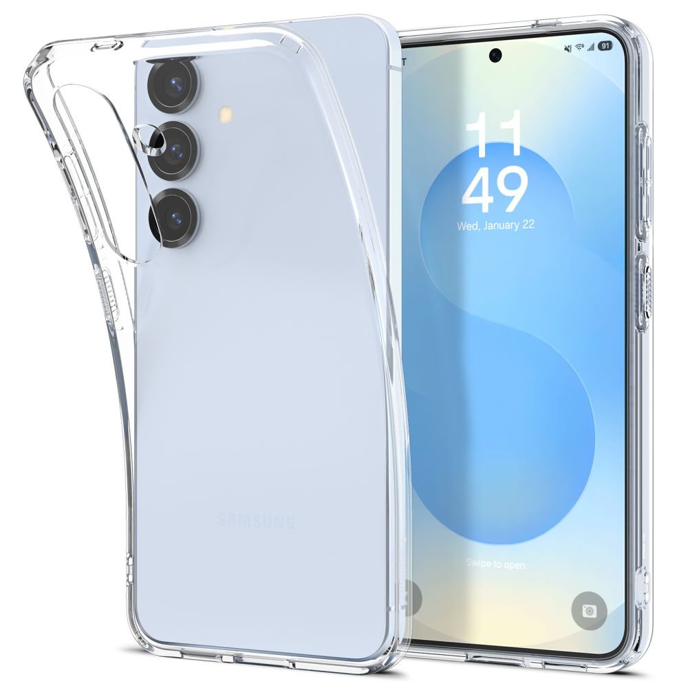 Spigen Samsung Galaxy S25 Plus Liquid Crystal Θήκη Σιλικόνης - Crystal Clear
