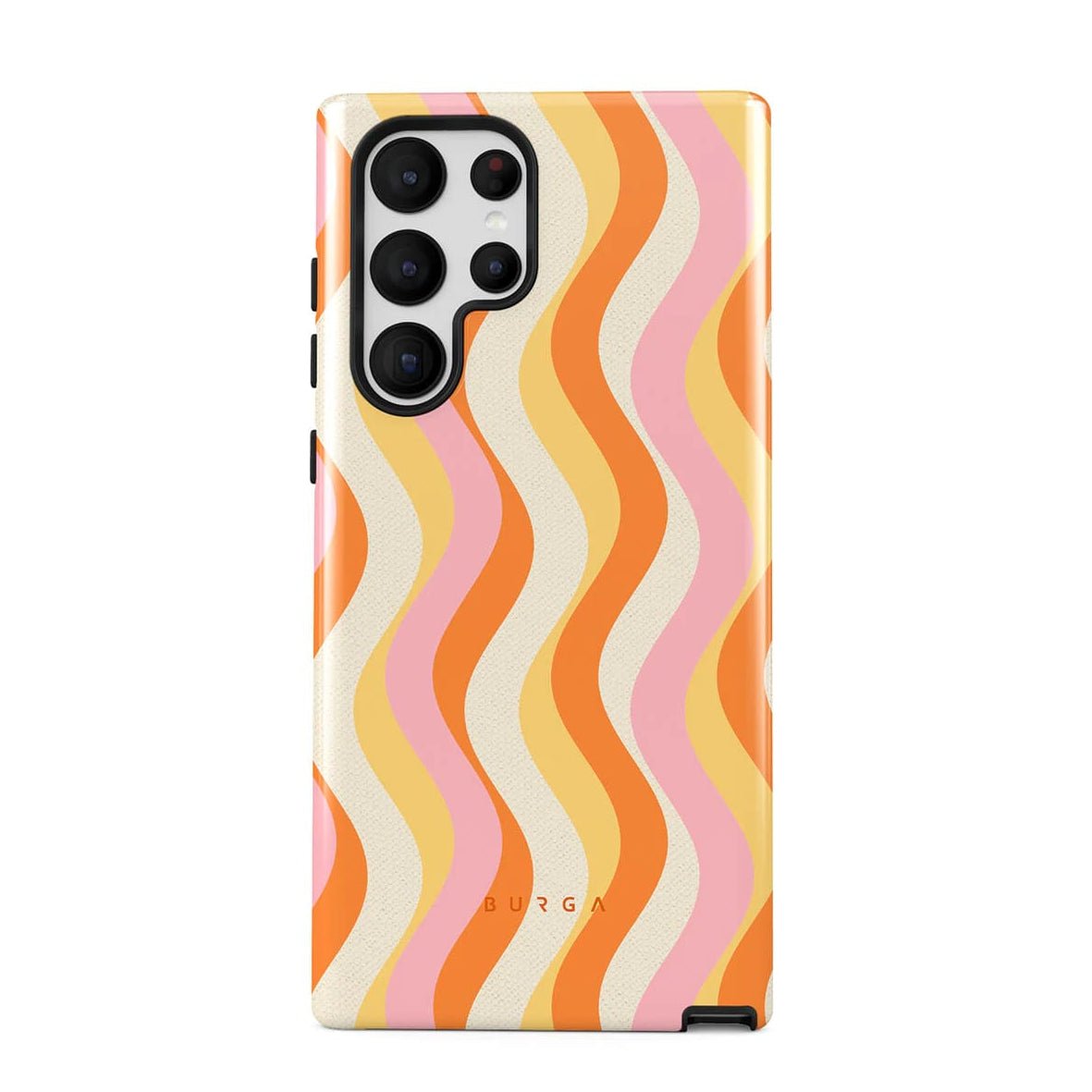 Burga Samsung Galaxy S22 Ultra Fashion Tough Σκληρή Θήκη - Flower Power