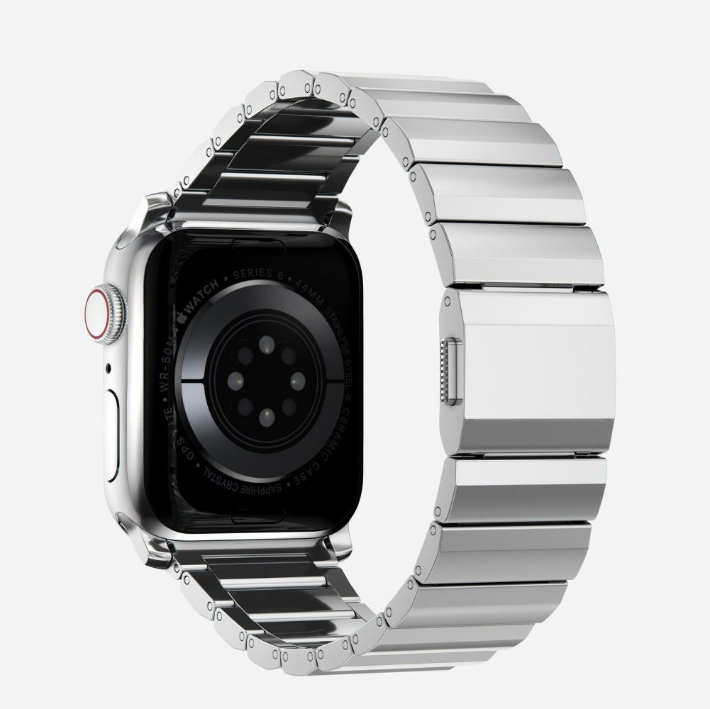 Tech - Protect Λουράκι Apple Watch 4/5/6/7/8/9/10/11 - SE (1/2/3) - ULTRA (1/2/3) - 44/45/46/49mm SteelBand από Ανοξείδωτο Ατσάλι - Silver
