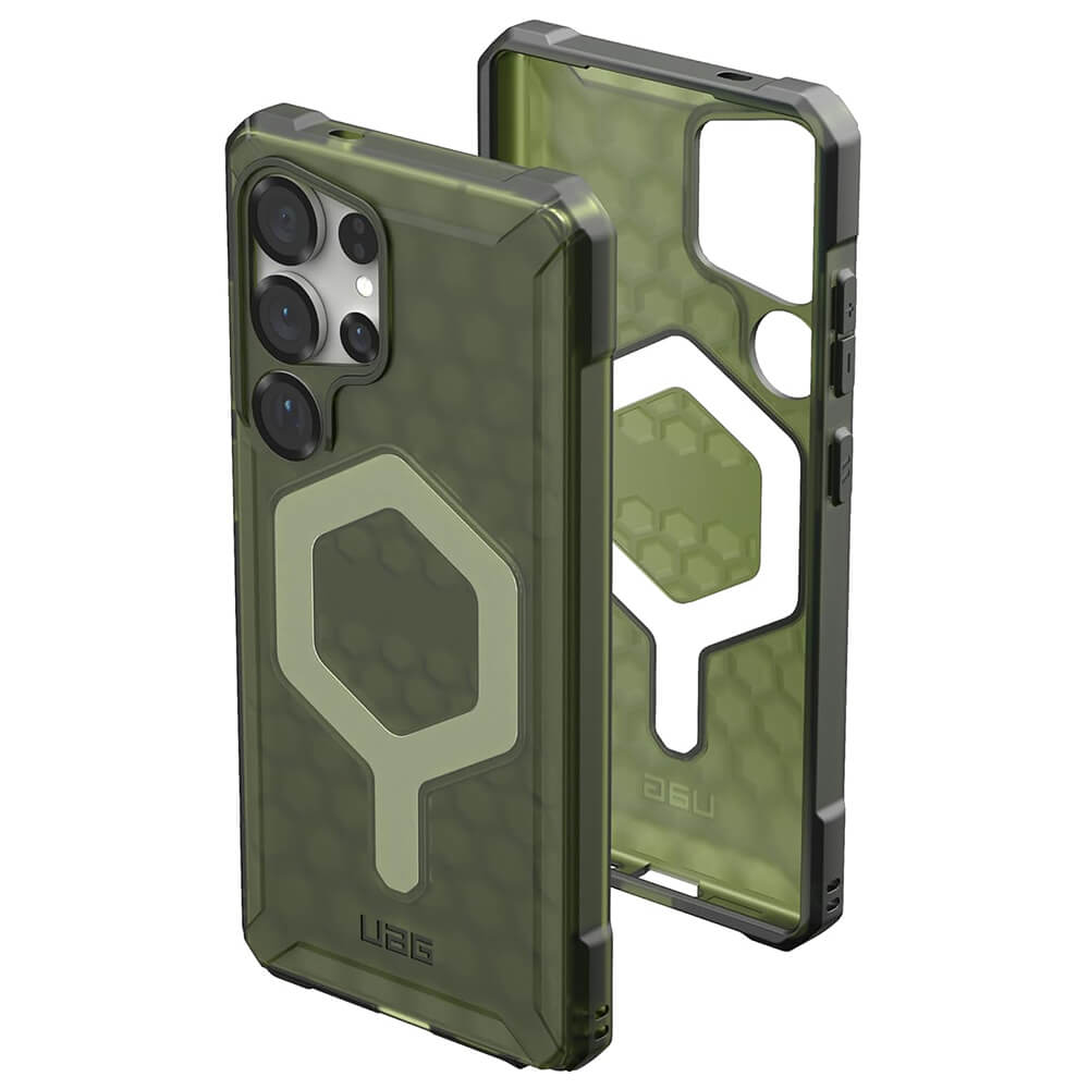 UAG Samsung Galaxy S25 Ultra Essential Armor MagSafe Θήκη Σιλικόνης TPU με MagSafe - Olive Drab