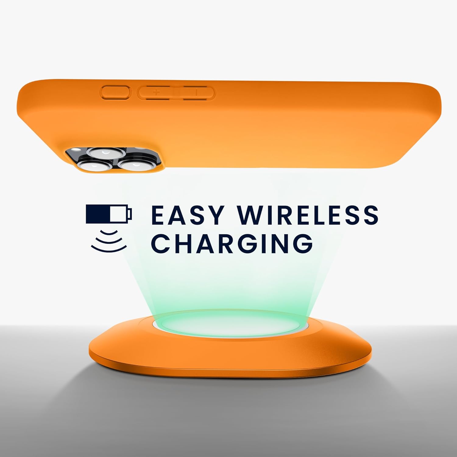 KW iPhone 16 Pro Max Λεπτή Θήκη Σιλικόνης TPU - Fruity Orange