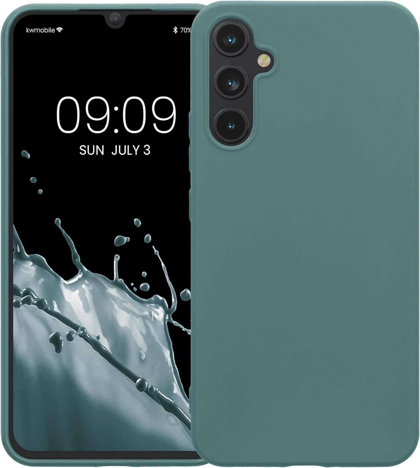 KW Samsung Galaxy A34 5G Θήκη Σιλικόνης TPU - Arctic Night - 60809.207