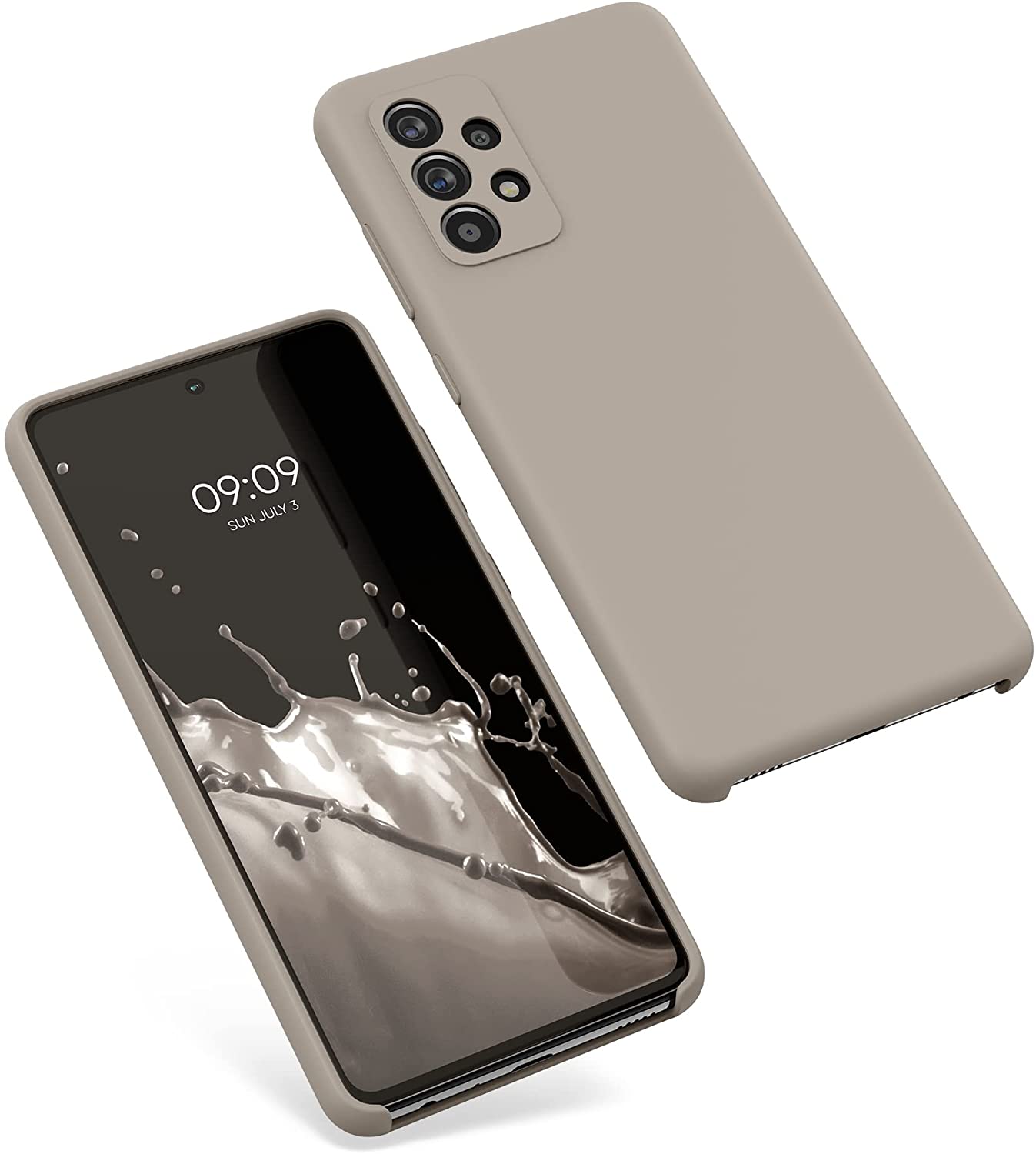 KW Samsung Galaxy A52 / A52 5G / A52s 5G Θήκη Σιλικόνης Rubber TPU - Taupe - 54347.43