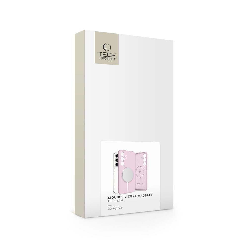 Tech - Protect Samsung Galaxy S25 Liquid Silicone - MagSafe Θήκη Σιλικόνης TPU - Pink Pearl