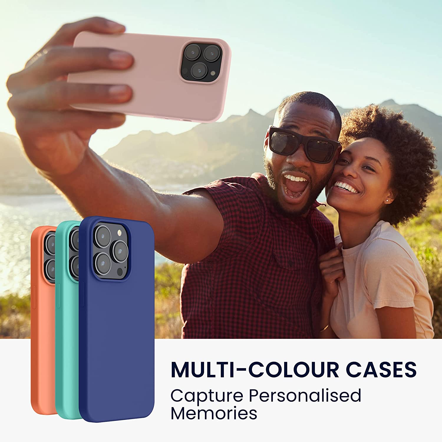 KW iPhone 14 Pro Max Θήκη Σιλικόνης Rubberized TPU - Coconut Swirl - 59074.225