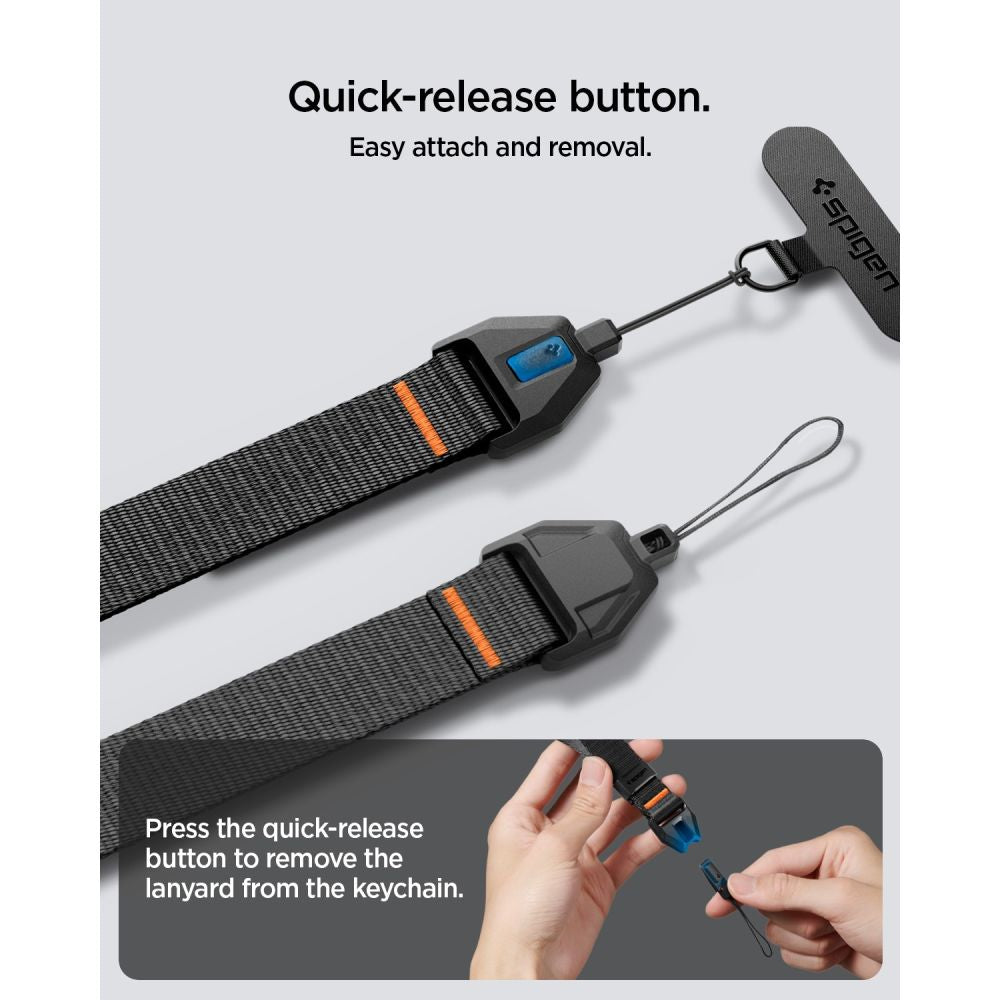 Spigen Universal Λουράκι Καρπού για Θήκη Κινητού - Black