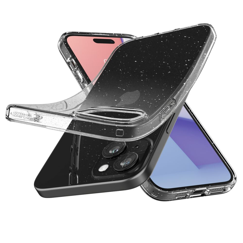 Spigen iPhone 15 Plus Liquid Crystal Θήκη Σιλικόνης - Glitter Crystal