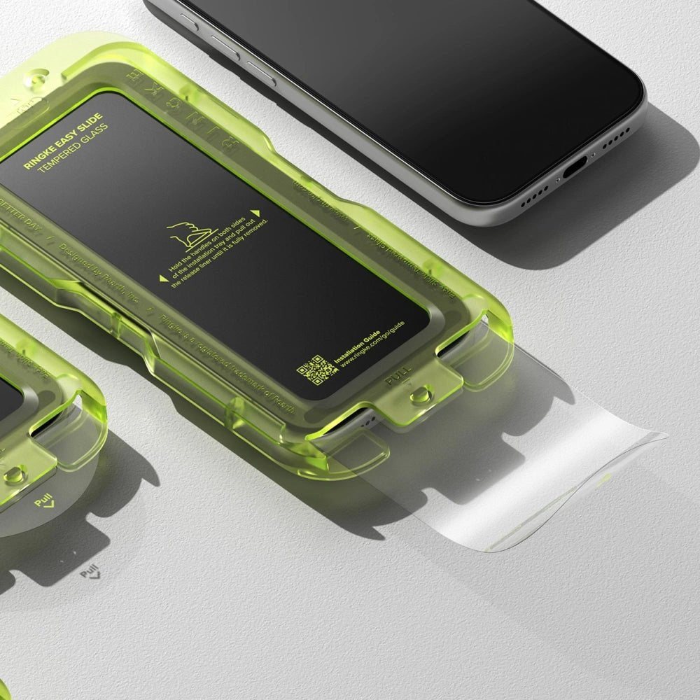 Ringke iPhone 17 Pro - Easy Slide - Case Friendly Αντιχαρακτικό Γυαλί Οθόνης - 2 Τεμάχια - Black