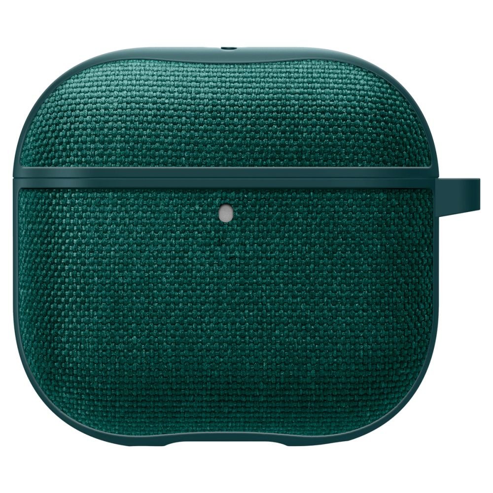 Spigen AirPods 4 Θήκη Urban Fit από Σιλικόνη και Ύφασμα - Midnight Green