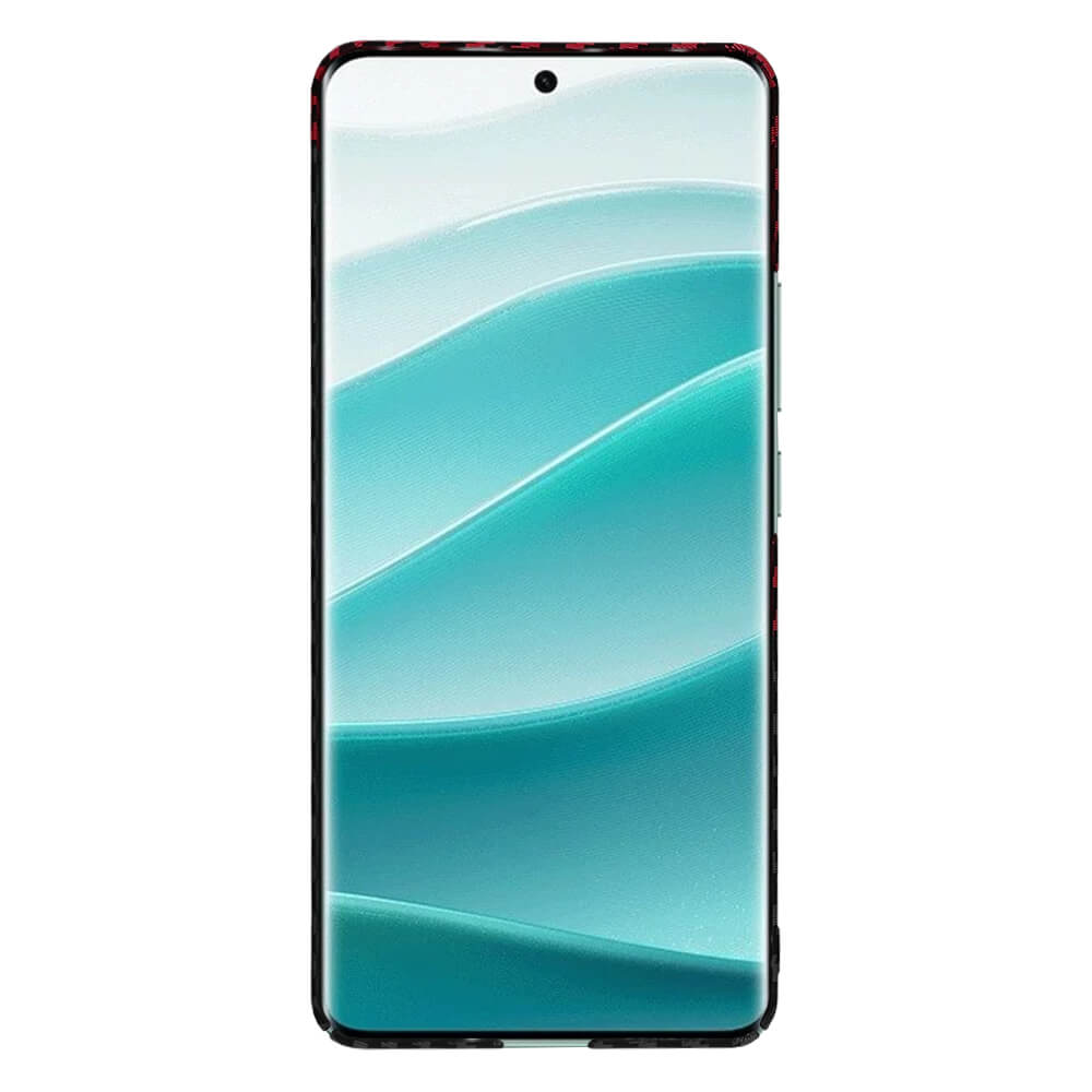 Techsuit Xiaomi Redmi Note 14 Pro 5G / Poco X7 Σκληρή Θήκη Carbonite FiberShell - Red Vortex