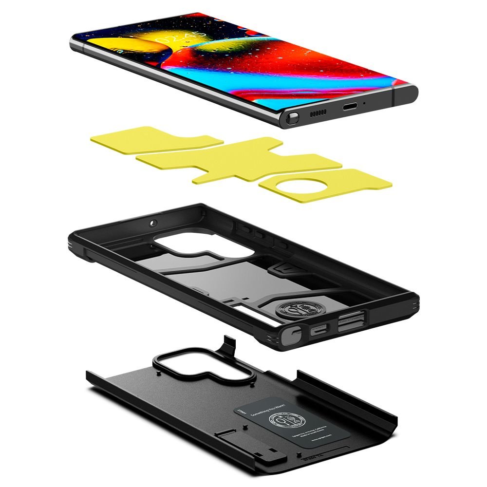 Spigen Samsung Galaxy S22 Ultra Tough Armor Σκληρή Θήκη - Black