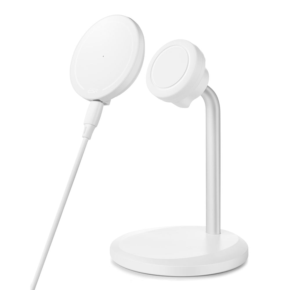ESR HaloLock Shift Μαγνητική Βάση με Ασύρματη Φόρτιση MagSafe 15W - White