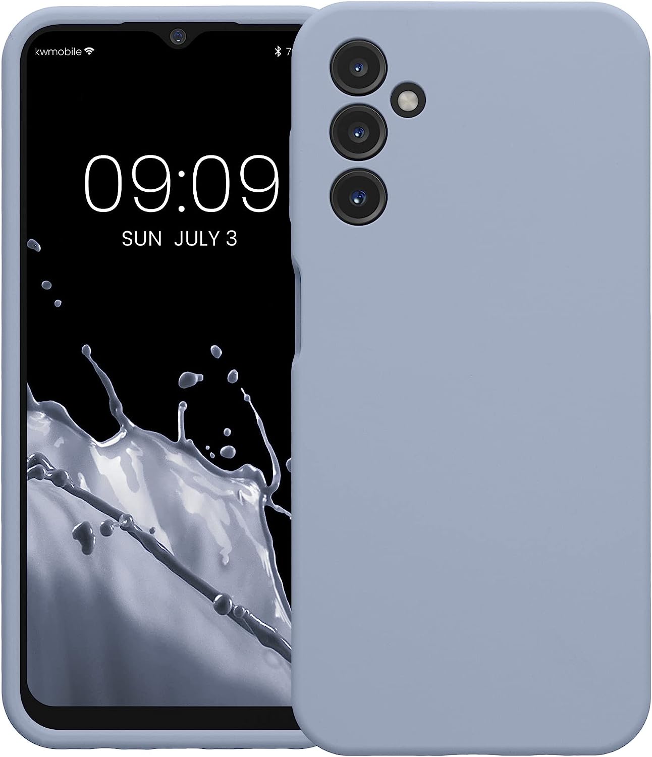KW Samsung Galaxy A14 5G Θήκη Σιλικόνης Rubber TPU - Light Blue Matte - 60808.58