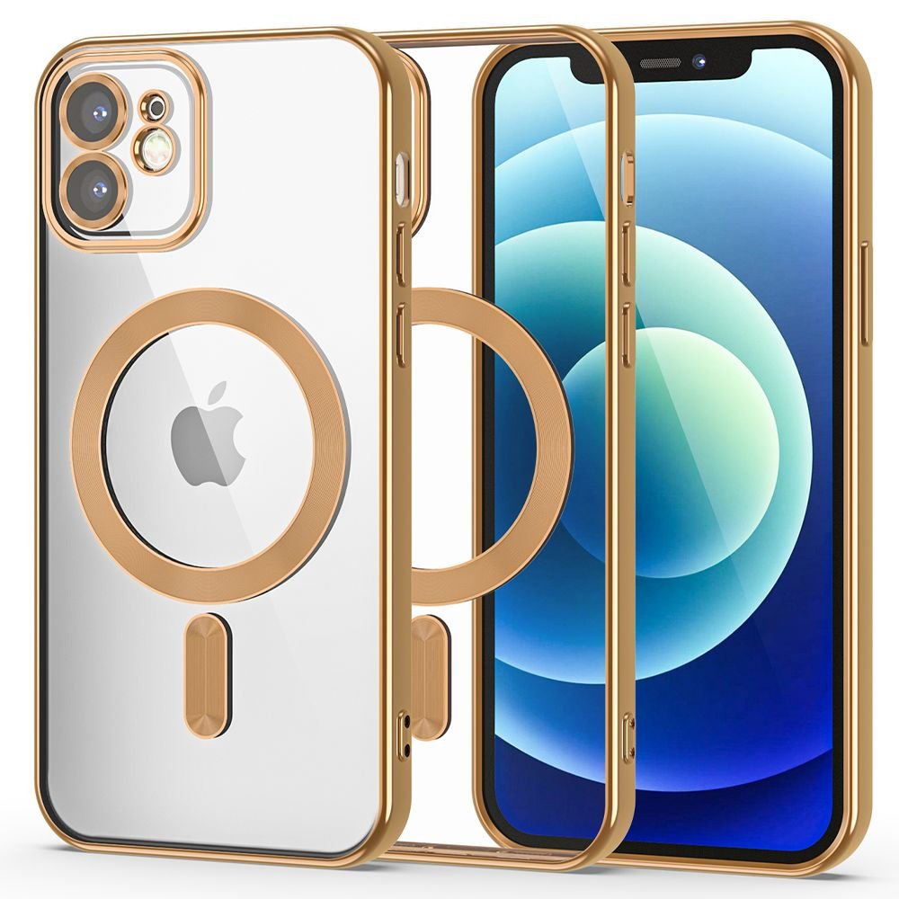 Tech - Protect iPhone 11 Magshine Θήκη Σιλικόνης TPU με Magsafe - Gold