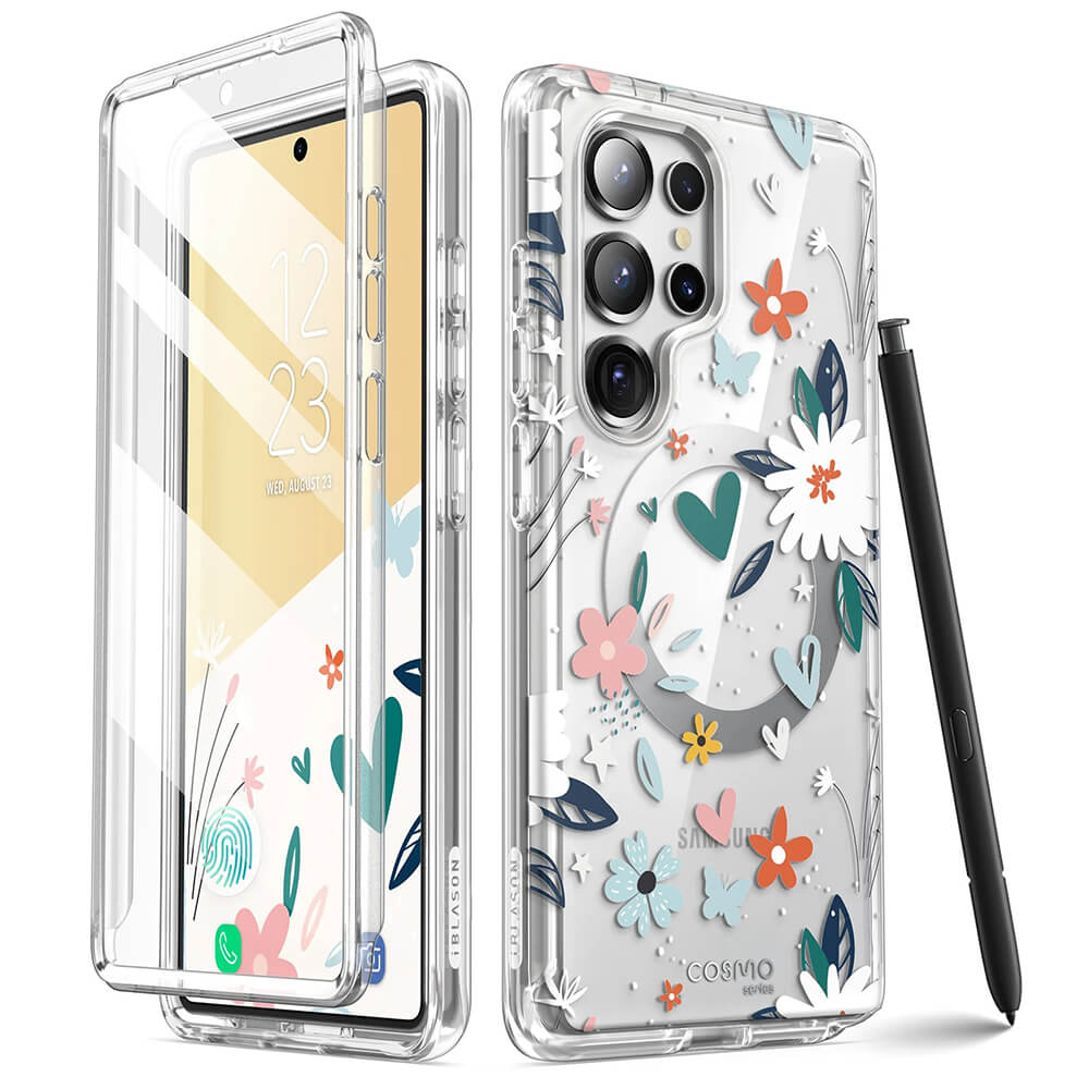 i - Blason Samsung Galaxy S25 Ultra Cosmo Mag Σκληρή Θήκη με Προστασία Οθόνης και Magsafe - Paint