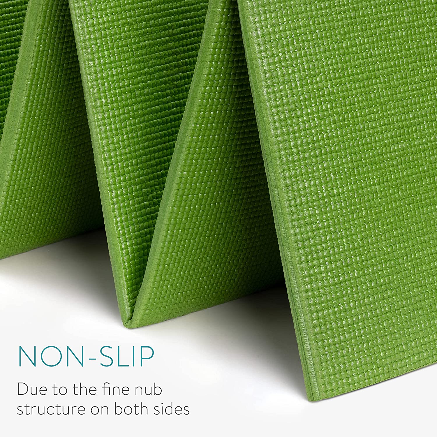 Navaris Workout Mat Στρώμα Γυμναστικής για Γυμναστική / Yoga / Pilates - 4mm Πάχος - Green - 45983.07