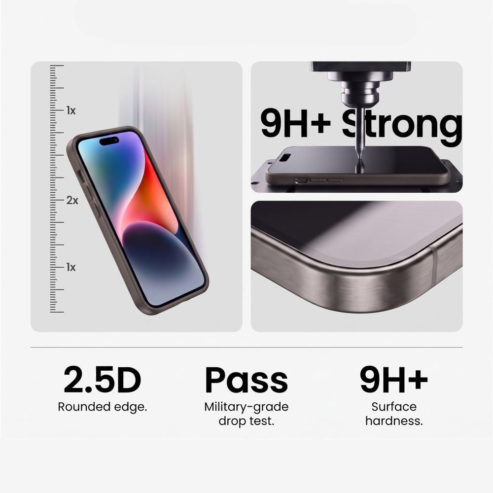 Tech-Protect Samsung Galaxy S26 FE - Αντιχαρακτικό Γυαλί Οθόνης - Glass Fit Plus - 2 Τεμάχια - Clear