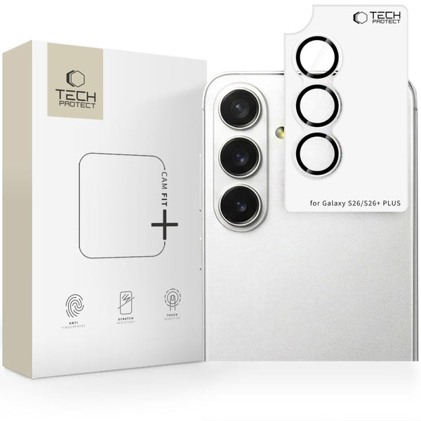 Tech - Protect Samsung Galaxy S26 / S26 Plus - Αντιχαρακτικό Γυαλί για την Κάμερα - Camring Fit+ - Clear