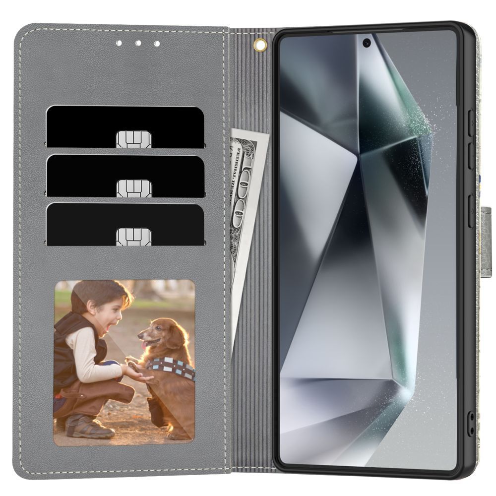 Tech - Protect Samsung Galaxy A57 5G - Θήκη Πορτοφόλι Stand από Δερματίνη - Wallet - Spring Flowers