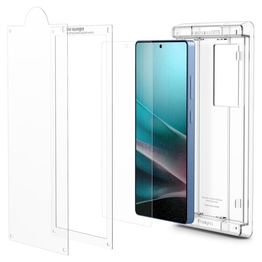 Spigen Samsung Galaxy S25 Ultra Elite Shield EZ Fit HD Hydrogel Full Screen Προστατευτική Μεμβράνη Οθόνης - Διάφανο