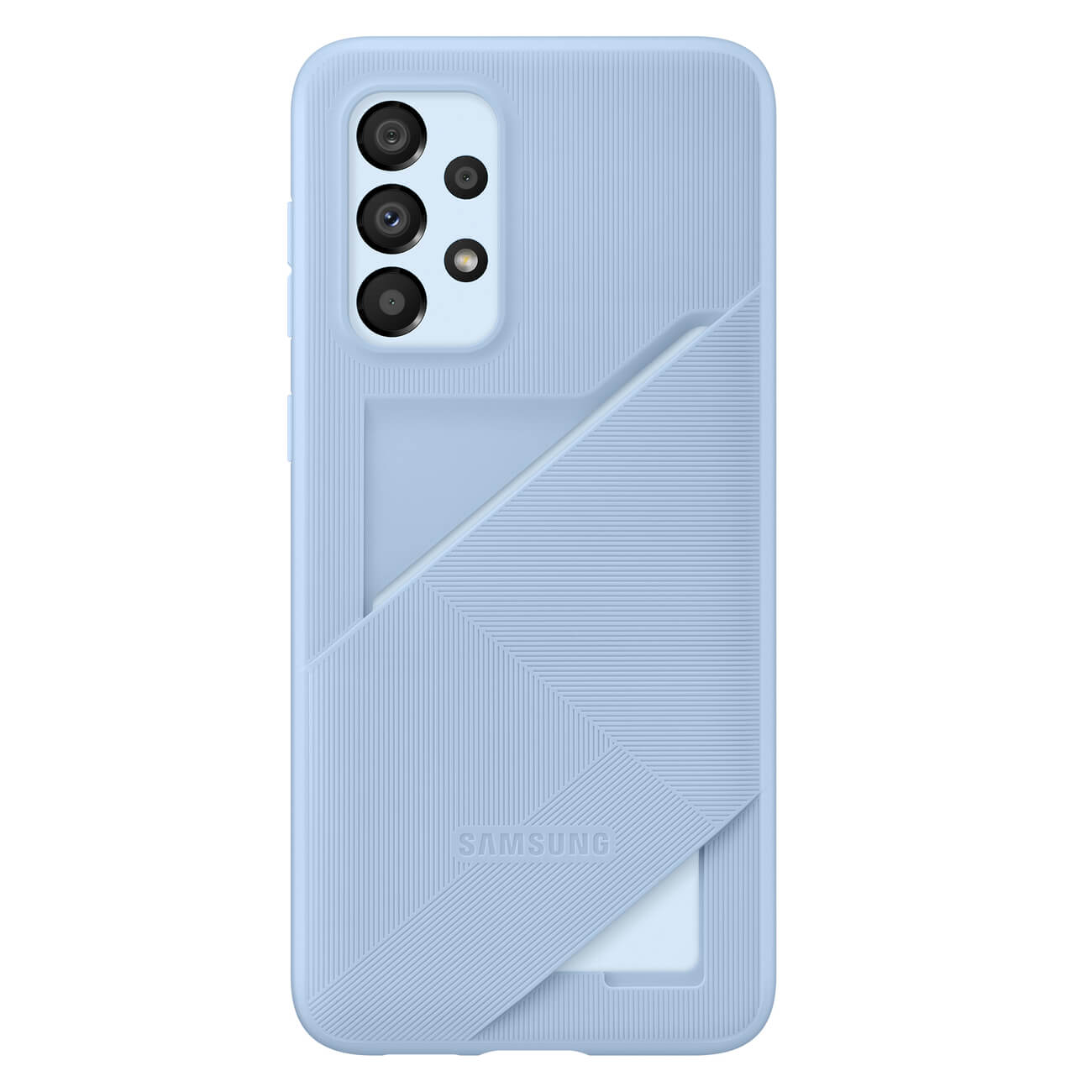 Samsung Card Slot Cover Samsung Galaxy A33 5G Θήκη Σιλικόνης με Υποδοχή για Κάρτα - Blue - EF - OA336TLEGWW