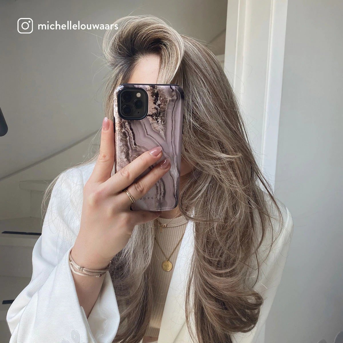 Burga Samsung Galaxy S22 Plus Fashion Tough Σκληρή Θήκη - Golden Taupe