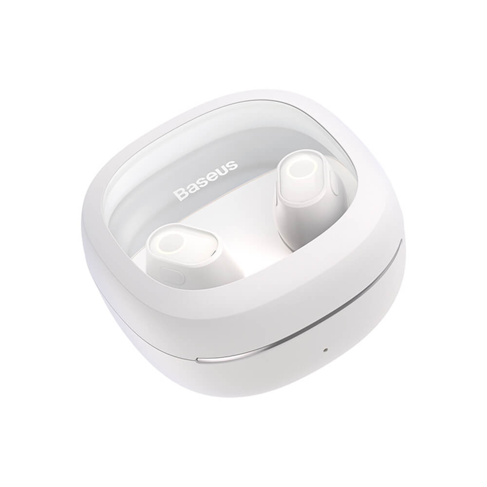 Baseus Earbuds WM02+ - TWS Bluetooth V5.3 - Ασύρματα ακουστικά για Κλήσεις / Μουσική - Creamy White