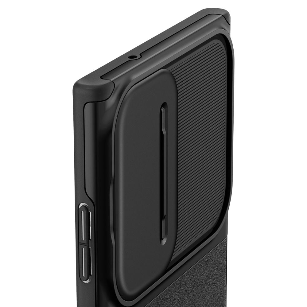 Spigen Samsung Galaxy S23 Ultra Optik Armor Θήκη Σιλικόνης με Κάλυμμα για την Κάμερα - Black
