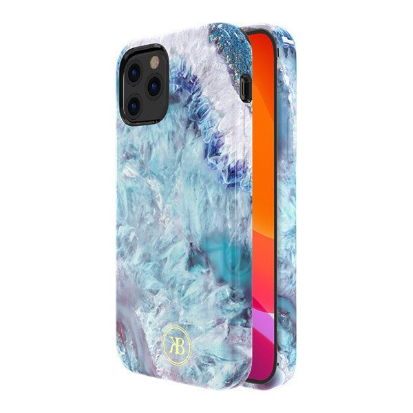 Kingxbar iPhone 12 / iPhone 12 Pro Σκληρή Θήκη - Agate - Blue