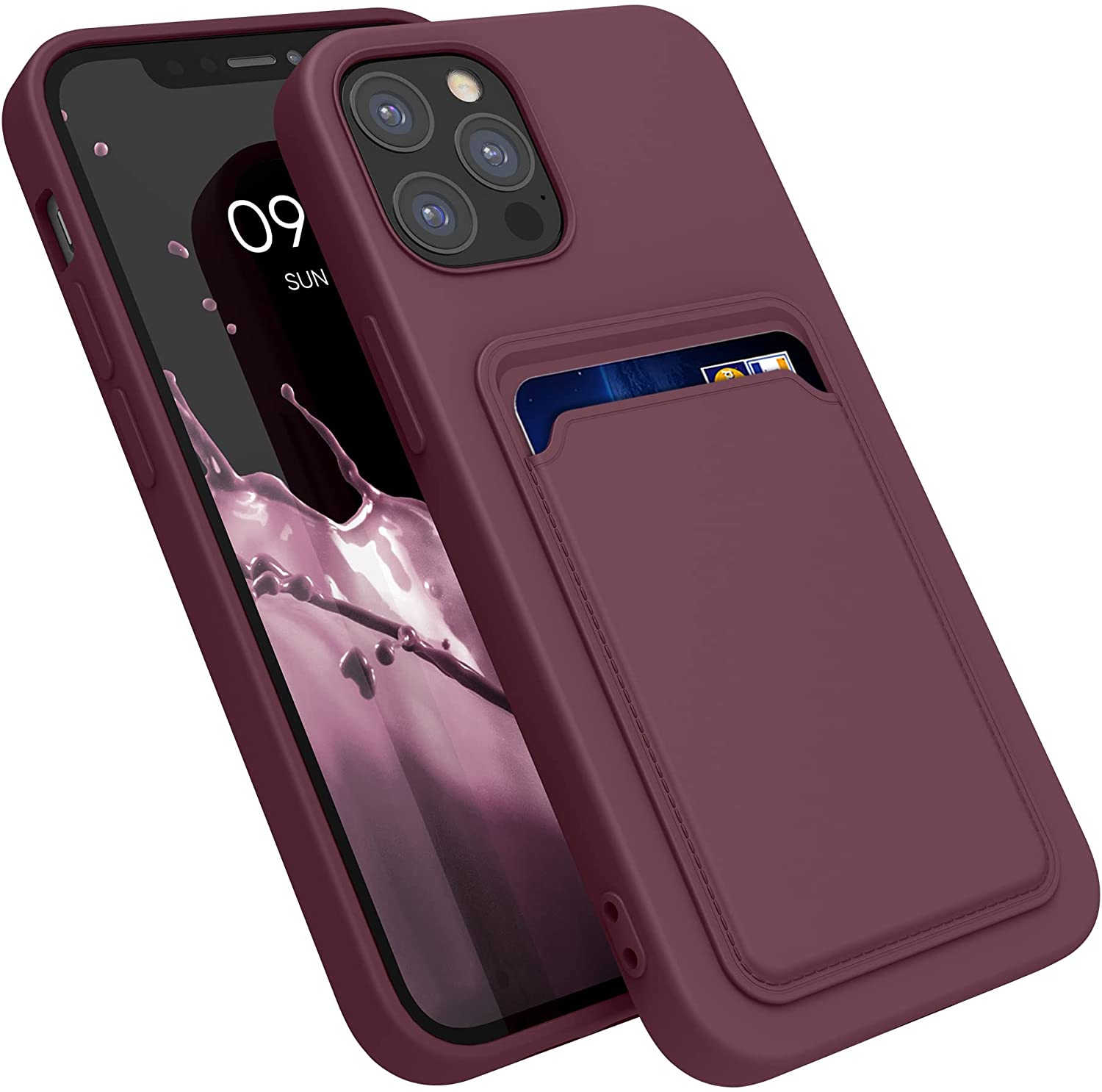KW iPhone 12 / 12 Pro Θήκη Σιλικόνης TPU - Tawny Red - 55112.190