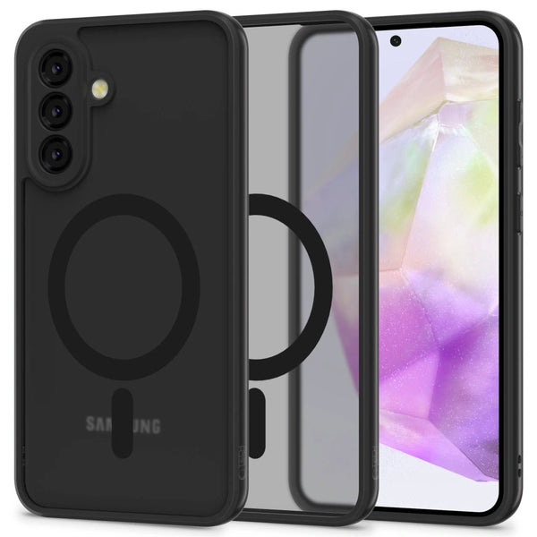 Tech - Protect Samsung Galaxy A36 5G MagMat Σκληρή Θήκη με Πλαίσιο Σιλικόνης και MagSafe - Matte Black