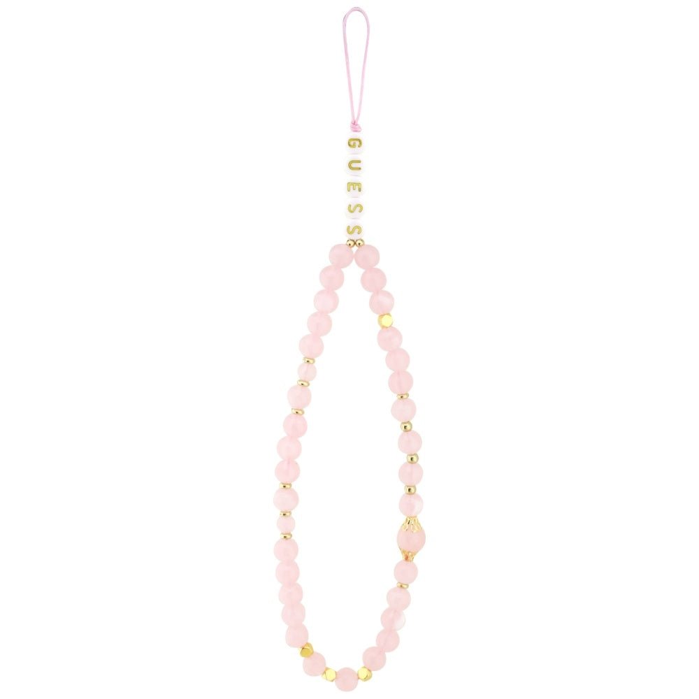 Guess iPhone 17 Pro - 4G Strap 4G Classic Logo - Σκληρή Θήκη με Επένδυση Συνθετικού Δέρματος και Λουράκι - Pink - GUHCP17LP4GMGSP