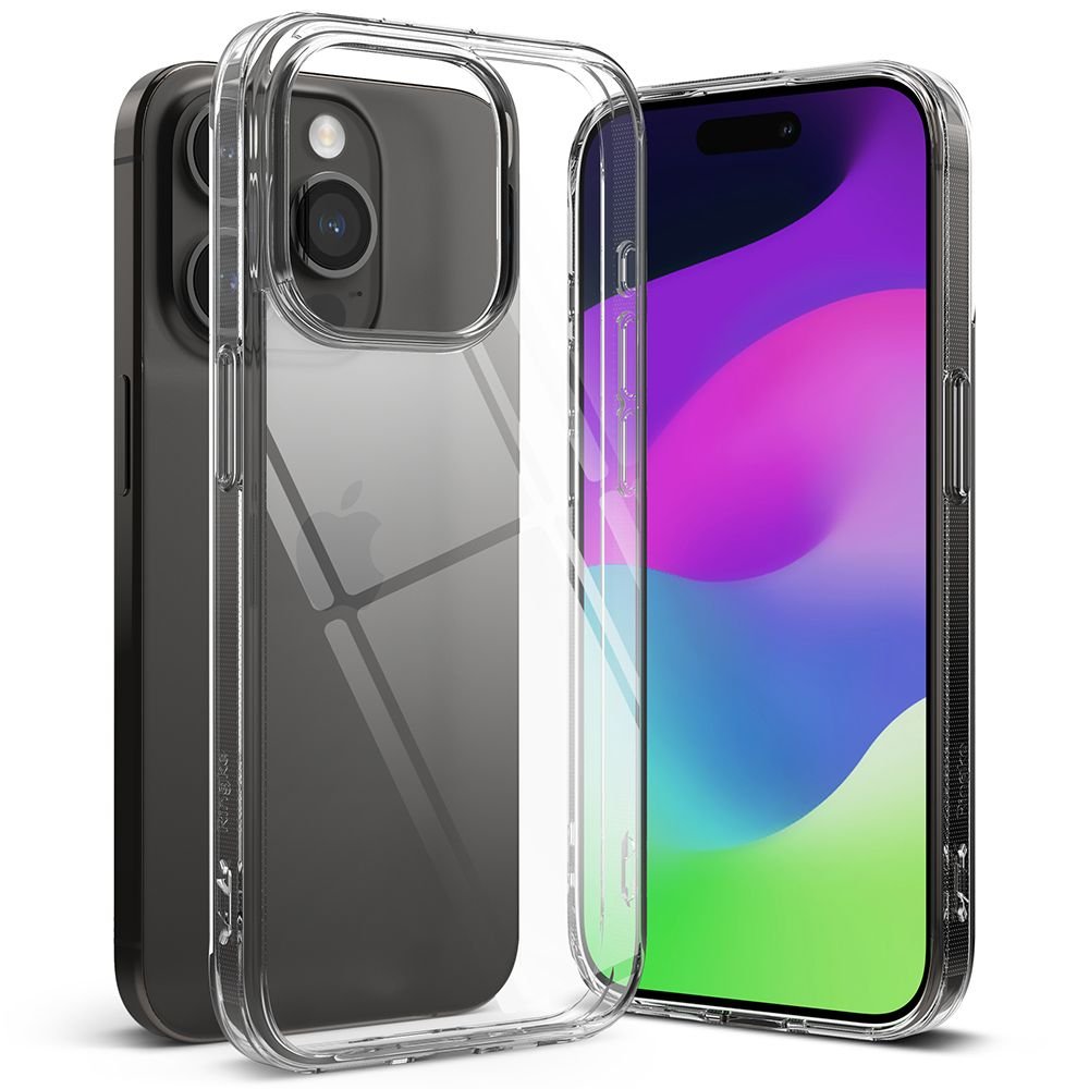 Ringke iPhone 15 Pro Max Fusion Σκληρή Θήκη με Πλαίσιο Σιλικόνης - Διάφανη