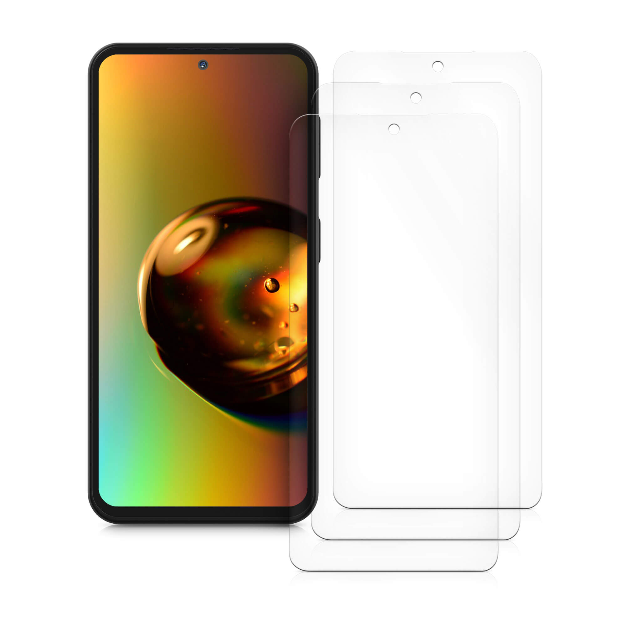 KW Samsung Galaxy A54 5G - 3 Μεμβράνες Προστασίας Οθόνης - Διάφανες - 60801.1