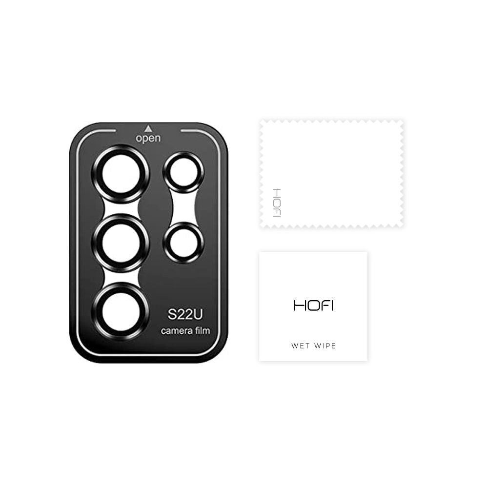 Hofi Samsung Galaxy S22 Ultra CamRing Pro+ Αντιχαρακτικό Γυαλί για την Κάμερα - Black