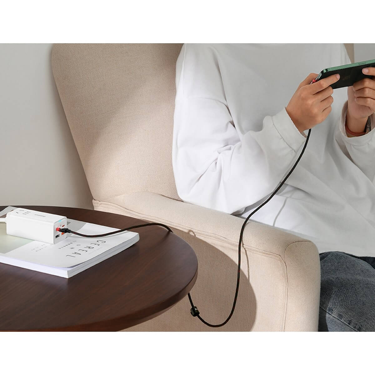 Baseus MVP 2 Elbow Cable 20W - Καλώδιο Δεδομένων και Φόρτισης Type - C to Lightning 1M - Black - CAVP000201