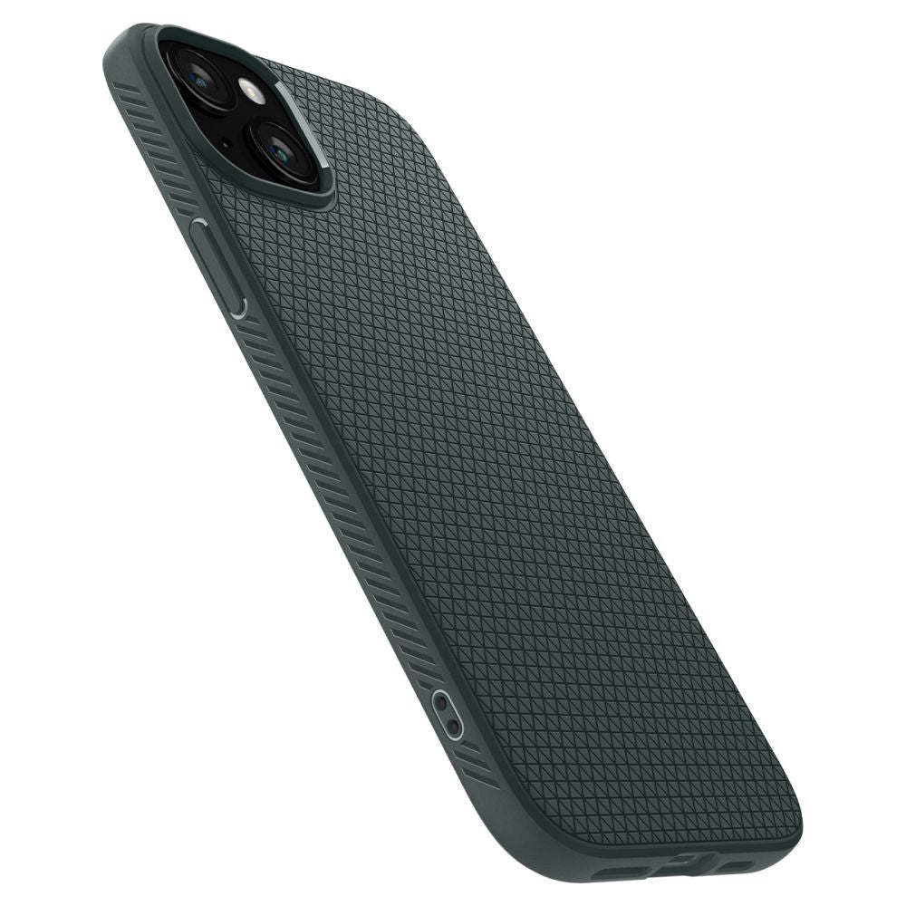 Spigen iPhone 15 Liquid Air Θήκη Σιλικόνης - Abyss Green