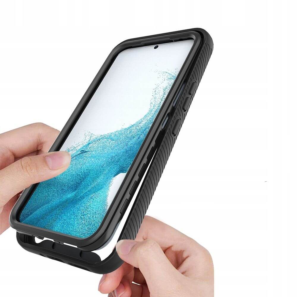 Techsuit Samsung Galaxy A34 5G Defense 360 Pro Θήκη 360 Full Body με Προστασία Οθόνης - Black / Διάφανη