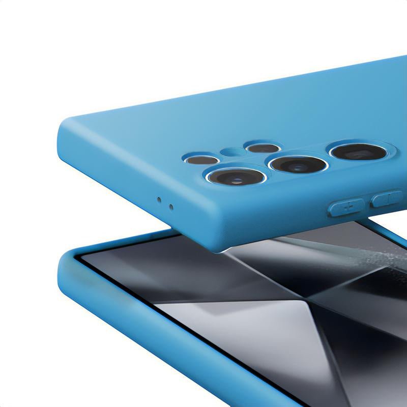 Crong Samsung Galaxy S24 Ultra Cover Θήκη Σιλικόνης - Blue